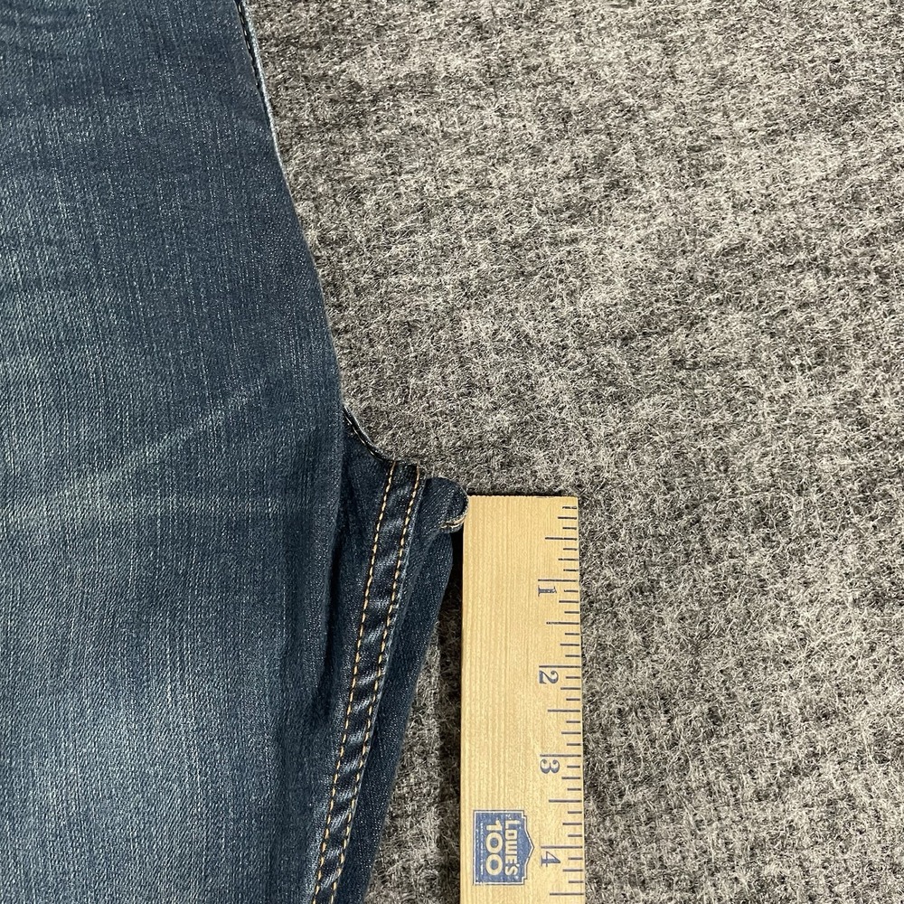 Levis 502 Jeans Men's Size 29x30 Straight Leg Stretch Blue Denim - Picture 8 of 11